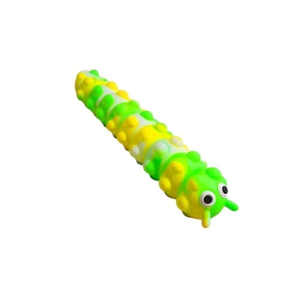 Pop Bubble Ball Sensory Fidget Toy, 3D Fidget Slug Toy, Silicone Stress Relief S